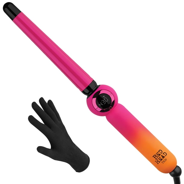 Bed Head Rock N' Waver - Varita rizadora digital cónica | Aspecto natural, ondas texturizadas, (3/4-1 pulgada)