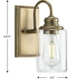 thumbnail image 6 of P300320-163-Progress Lighting-Aiken - 1 Light Bath Vanity-Vintage Brass Finish, 6 of 6