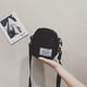 thumbnail image 5 of Bolso de mujer FLhrweasw moda lona Patchwork bandolera Casual Mini negro, 5 of 5