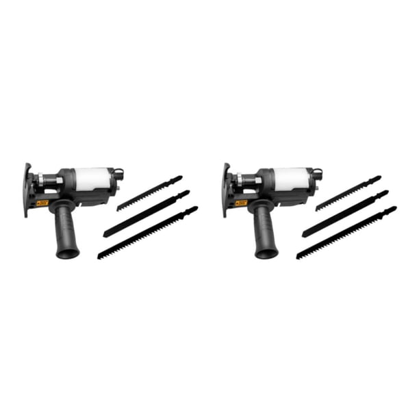 Kenally Household DIY Electric Reciprocating Saw Modified Woodworking Wood Hacksaw Hoja de sierra para latas de aceite 2piezas