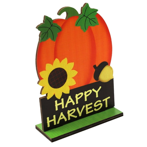 Toystoory Adornos de Halloween Búho Verduras Acción de Gracias Cosecha de otoño Vajilla para el hogar Decoraciones Patrón de dibujos animados Centro de Kits de decoración para fiestas JM00501 Toystoory HA063881-04