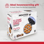 Holstein Housewares 12-Count Cake Pop Maker, Lavender