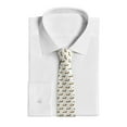 thumbnail image 2 of Goofa Dachshund Going To Play Tennis Pattern Men's Necktie Classic Silk Tie Woven Jacquard Neck Ties Necktie for Business and Wedding Formal Neckties, 2 of 8