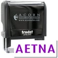 thumbnail image 1 of Large Self-Inking Aetna Stamp, Trodat Printy 4913, Press and Print Stamping, Impression Size 7/8" x 2-1/4", Up to 10,000 Impressions - Purple Ink, 1 of 10