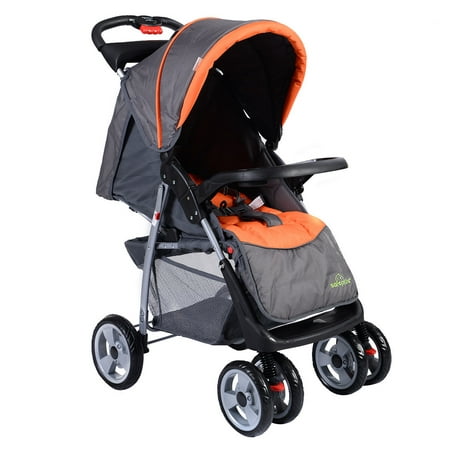 Goplus Foldable Kids Travel Stroller Newborn Infant Buggy Pushchair