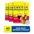thumbnail image 3 of Café Bustelo Aluminum Espresso Capsules, Dark Roast Coffee, Nespresso Original Line Compatible, Intensity 11, 40 Count, 3 of 4