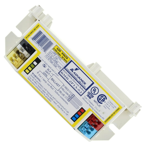 Advance RMB2P13S2 Matchbox Electronic Ballast, 2Lamp, CFL, F8T5