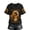 Saffron, variant on longantii Women Halloween Witch Tee Vintage Graphic Short Sleeve T Shirt Why Yes Actually I Can Drive A Stick Witch Print V Neck Casual Fall Holiday Top