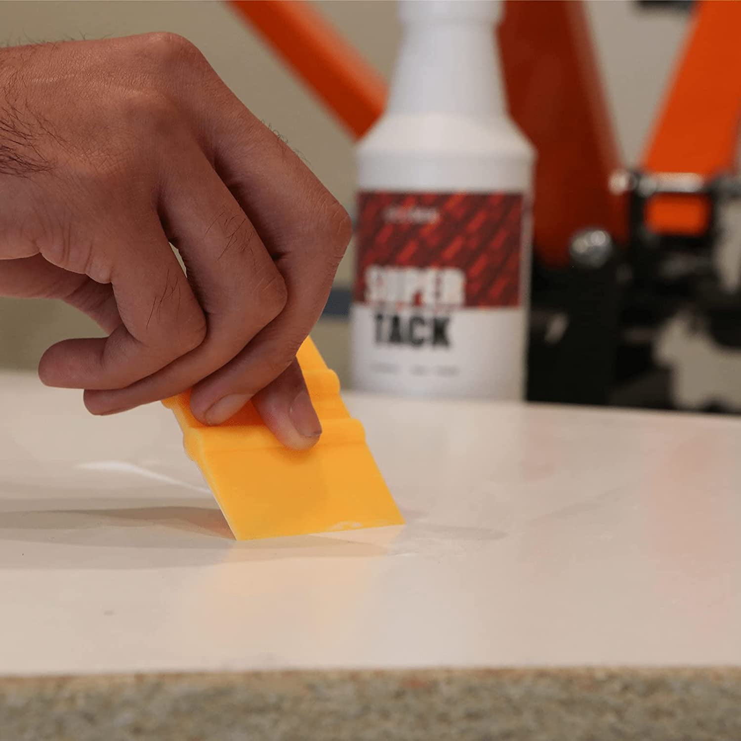 Ecotex Super Tack Eco Friendly Water Based Premium Pallet Adhesive for Screen Printing. This Adhesive tac Comes in Multiple Sizes to fit Any Need - Quart - 32 oz.