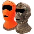 thumbnail image 3 of QuietWear Reversible Camo Facemask for Hunting and Cold Weather, Adventure Grey, 3 of 3