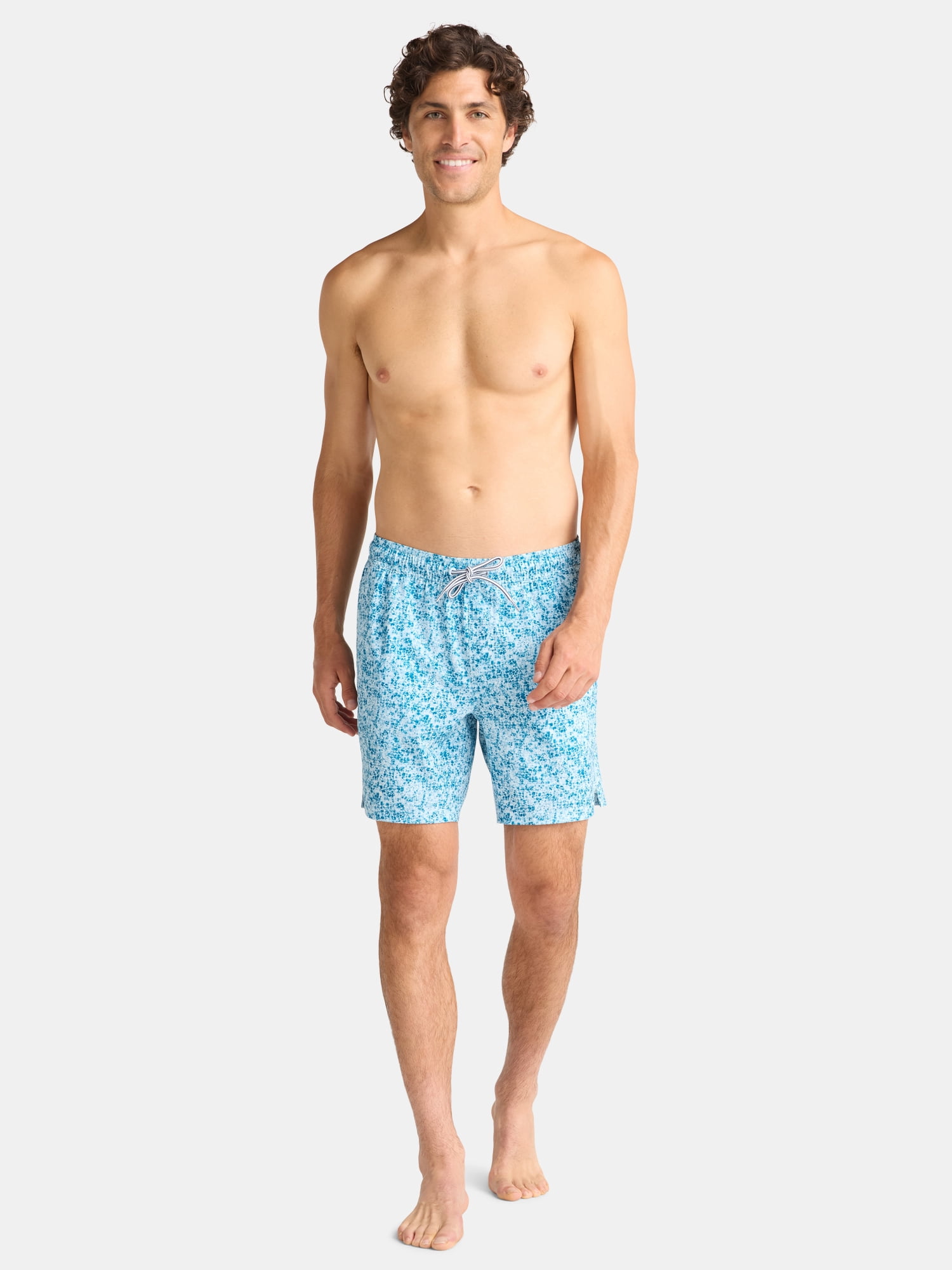 George Men's & Big Men's Performance Lined Swim Trunks, 7" Inseam, Sizes S-3XL