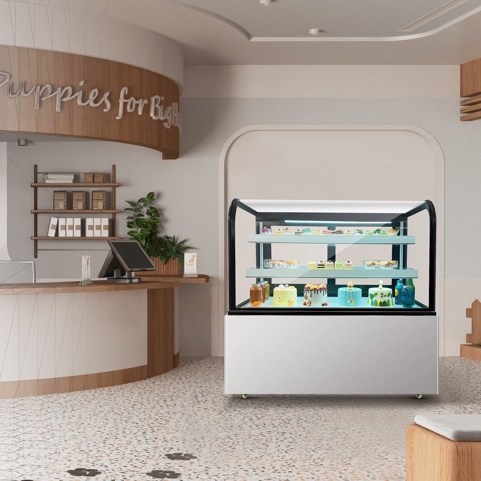 NSF Certified 48" Refrigerated Bakery Display Case – 14 Cu. Ft. Commercial Glass Showcase