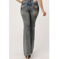 thumbnail image 3 of Grace in LA Women's Feather Embellished Pockets Bootcut Stretch Jeans (28), 3 of 3