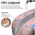 thumbnail image 5 of Womens Pink Cartoon Dinosaurs Eggs Pattern Lunch Box for Work,Insulated Lunch Bag for Women,Loncheras Para Mujer,Leakproof Adult Lunch Bag for Work,Beach,Travel,Picnic,Camping, 5 of 7