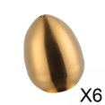 thumbnail image 1 of 6 Utensilios De Tarro De Condimentos De Acero Inoxidable Con Forma De Huevo Para Barbacoa, Cocina, Hierbas Doradas, 1 of 1