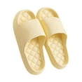thumbnail image 3 of Dakaela Shower Shoes for Women Men Quick Drying Non-Slip Pool Slides Comfortable College Dorm Slippers Beach Sandals Yellow 8, 3 of 4