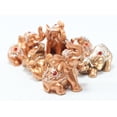 thumbnail image 3 of Set of 6 Gold Color Lucky Elephants Statues Feng Shui Figurine Home Decor Housewarming Birthday Congratulatory Gift, 3 of 4