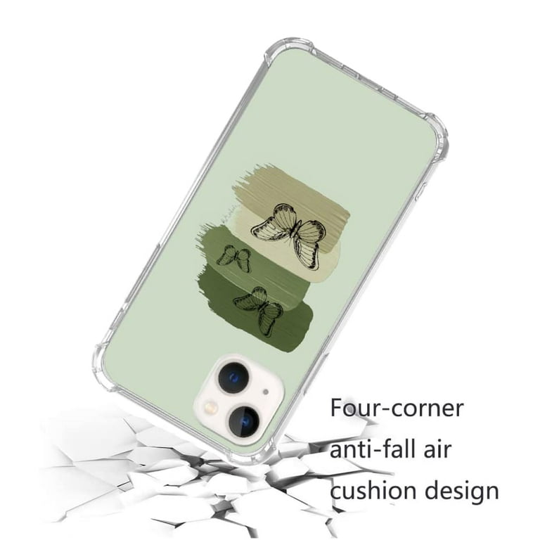 Summer Surf Beach Case for iPhone 13 Mini,Aesthetic Art Design TPU  Shock-proof Cover Case 