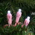 thumbnail image 2 of Northlight 100-Count Pure White LED Wide Angle Christmas Lights 33ft Pink Wire - 33', 2 of 6