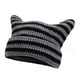 thumbnail image 1 of Gorros vintage Y2K, gorro de punto con orejas de gato, gorros de invierno para mujer, gorro de zorro para mujer, accesorios grunge, gorros holgados para mujer, gorros de crochet para mujer, 1 of 6