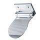thumbnail image 4 of Pedal de ducha de aluminio Reposapiés de baño Soporte de pedestal de baño montado en la pared, plateado Jumpingount HA003605-01B, 4 of 6