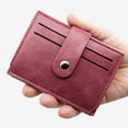 thumbnail image 2 of Wallet for Men Women RFID Blocking Slim Bifold PU Leather Front Pocket Wallets Credit Card Holder, 2 of 4