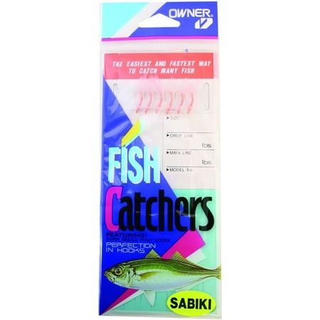 UPC: 0054831007516 | Owner 5538-987 Sabiki Shrimp Skin 6Hks 1Pk Sz12 Gld W/Pink Shrimp Skin