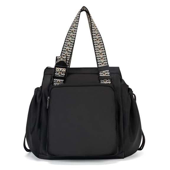 Crossbody Diaper Bag with Bottle Pockets – Lightweight Everyday Essential