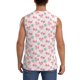 thumbnail image 4 of Balery Cute Axolotl Camisetas sin mangas para hombre, absorbe la humedad y protege contra el mal olor.-Medium, 4 of 7