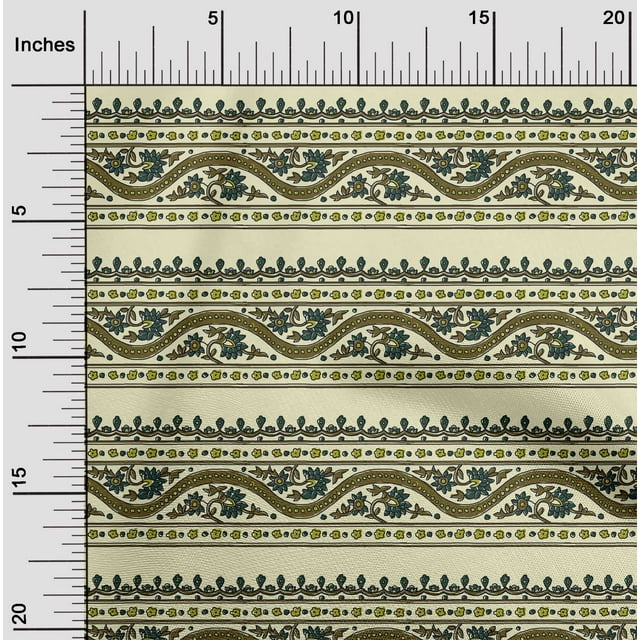 Feuilles de Tissu de Viscose Georgette Pomme & Tissu Imprimé Floral BTY 42 Pouces de Large