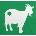 thumbnail image 4 of Old Glory Mens St. Patrick's Day Silhouette Goat Short Sleeve Graphic T Shirt, 4 of 6
