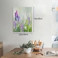 thumbnail image 2 of Xecao Purple Butterfly On Wild for Ready-to-Hang Canvas Art 12x16 Inches - Waterproof HD Print Solid Wood Frame for Gifting,Vertical, 2 of 8