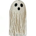 thumbnail image 2 of Dserhfy Halloween Ghost Wall Hanging Decoration Boho Handwoven Cotton Rope Ghost Ornaments for Indoor Outdoor Haunted House Decor, 2 of 8