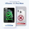 thumbnail image 2 of NEOYFC for with iPhone 11 Pro Max Case with Built-in Camera Lens Protectors Translucent Magnetic 11 Pro Max Phone Case 6.5" [Compatible with Mag-Safe][Great Grip Feeling], Purple, 2 of 7