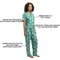 thumbnail image 3 of Golden Girls Characters All-Over Print Women's Button-Down Shirt And Pants 2-Piece Pajama Set-Small, 3 of 7