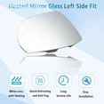 thumbnail image 2 of Left Rear View Side Mirror White Lens Heating for Audi Q5 Q7 SQ5 SQ7 2017-2022, 2 of 7