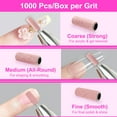 thumbnail image 4 of Maryton 1000Pcs Nail Drill Bits Sanding Bands for Nail Drill 240 Fine Grit Nail File Sanding Bands for Acrylic Nails Gel Manicures and Pedicure, 4 of 8