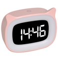 thumbnail image 5 of Reloj despertador LED de dibujos animados para niños, reloj electrónico inteligente creativo especial para estudiantes, reloj luminoso para ambiente de dormitorio, 5 of 5