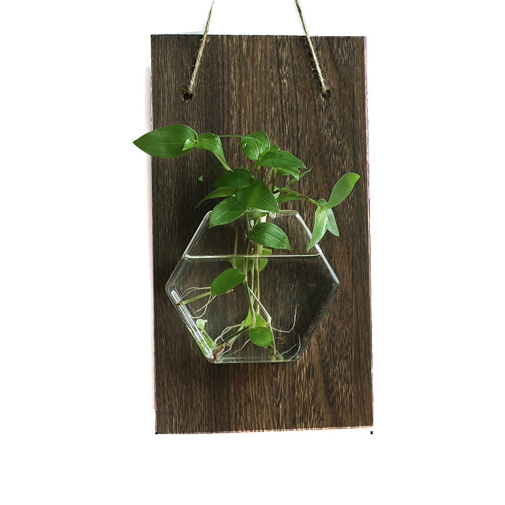 Valink Wallmounted Glass Vases Wall Hanging Plant Hydroponic Vases