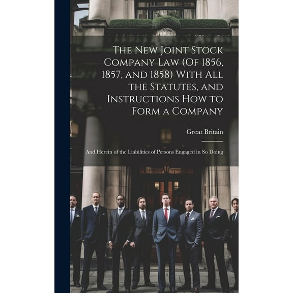 The New Joint Stock Company Law (Of 1856, 1857, and 1858) With All the Statutes, and Instructions How to Form a Company (Hardcover)