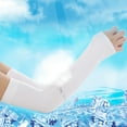 thumbnail image 6 of Men Women Summer Sunscreen Arm Sleeve Anti-UV Cooling Sleeve for Cycling Sports, 6 of 9