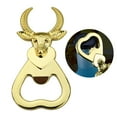 thumbnail image 2 of BNNG Portable Beer Cap Opener, Manual Beer Bottle Opener, Bull's Head Easily Open The Bottle Cap Tool Refrigerator Sticker Alloy Bottle Opening Tool, 2 of 7