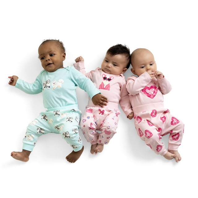 Paris Hilton x Monica + Andy Organic Cotton First Moves Set, Sizes Newborn- 24 Months