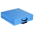 thumbnail image 4 of BalanceFrom 6ft x 2ft x 2in 3-Panel All-Purpose Folding Gymnastics Mat, Blue, 4 of 12