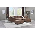thumbnail image 6 of Glory Furniture Malone Sectional in Chocolate Color, 6 of 7