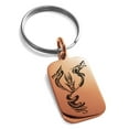 thumbnail image 1 of Stainless Steel Menacing Hydra Engraved Small Rectangle Dog Tag Charm Keychain Keyring, 1 of 1