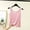 Pink, variant on YHAJDS Womens Sleepwear Solid Sleeveless Crew Neck Loose Thin Soft Summer Pajama Shirts