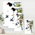 thumbnail image 4 of Designart ' Vintage Countryside Birds On Branch IV ' Farmhouse Canvas Wall Art Print, 4 of 4
