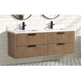 thumbnail image 4 of San Diego 55" Floating Bathroom Vanity Weathered Fir, 4 of 11