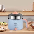 thumbnail image 1 of Mini olla eléctrica para cocinar al , utensilios de cocina multifuncionales de 1,8 l, olla antiadherente para fideos ramen, sopa de bolas de acero para cocinar al, 1 of 8
